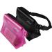 AiRunTech Waterproof Pouch with Waist Strap (2 Pack) | Beach Accessories Best Way to Keep Your Phone and Valuables Safe and Dry | Perfect for Boating Swimming Snorkeling Kayaking Beach Pool Black+Pink