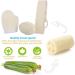 ASIV 3 in 1 Loofah Sponge Back Scrubber & Gloves | 100% Natural Loofah for Velvety Soft Skin | Massage & Wellness Solutions - International Shipping - Buy Online on GoSupps.com