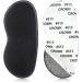 SQHT Heel Grip Liners Insert - Prevent Blisters with Self-Adhesive Cushion Pads 3 Pair (Black) - Buy Online on GoSupps.com