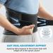 Adjustable Back Support Belt | Orthopedic Lumbar Corset & Waist Trainer for Pain Relief - Black Size M - Buy Online on GoSupps.com