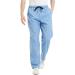 VOGRYE Men's Pant Cargo Pant with Poctets Lightblue Large