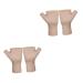 Mobestech 2 Pairs Pressure Wrist Wrist Comfy Brace Compression Hand Gloves Wrist Sprained Brace Sports Gloves Sleeves Infused Wrist Brace Thumb Women's Wrist Rest Spandex 20% Elasticity