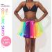 TWINKLEDE Rainbow Ballet Tulle Tutu Skirt for Women and Girls - Party Dance Skirt - Buy Online on GoSupps.com