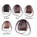 Thin Neat Air Bangs Hair Extensions Clip in on Fringe Front Hairpiece (Light Brown) - Buy Online on GoSupps.com