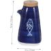 ABOOFAN Ceramic Soy Sauce Pot Vinegar Cruet Decorative Vinegar Container Oil and Vinegar Soy Sauce Holder Empty Olive Oil Ceramic Olive Bottle Multifunction Tanker Ceramics - Buy Online on GoSupps.com