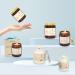 TTRWIN Vanilla & Amber Scented Candle 200g | Long Lasting Soy Wax & Essential Oil Candle in Glass Jar | Perfect Gift for Christmas, Mother's Day & Valentine's - Buy Online on GoSupps.com