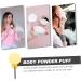minkissy Powder Puff Body Powder Brush Face Body Sponge Lollipop Shape Makeup Puff Makeup Cleaner Foundation Makeup Puff Tools for Kids Kid Baby Cosmetic Super Soft Long Hair - Buy Online on GoSupps.com