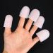 Silicone Toe Caps for Corns & Calluses - Size L White Pack of 10 | Comfort & Protection for Blisters - Buy Online on GoSupps.com