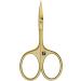 ZWILLING Cuticle Scissors (for Fine Cutting of Cuticles and Skin Remnants Safe Nail Care Sharp Edge) Premium Gold 95 mm