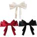 Hair Bows for Women 3PCS French Bow Hair Clips with Ribbon Large Cute Bow Clips for Women Soft Satin Silky Bow Barrette for Teen GirlsBarrettes - Buy Online on GoSupps.com
