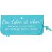 Depesche 11838-036 - Filz glasses case in light blue and with the inscription Life is beautiful!You just have to see it through the right glasses