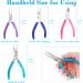 Shynek 4pcs Jewelry Pliers Set - Needle Nose, Chain Nose, Round Nose, Wire Cutters & Bent Nose Pliers - for Crafts, Wire Wrapping & Jewelry Making - Buy Online on GoSupps.com