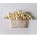 Bohemian Vintage Pearls Jewelry Set Hair Comb for Brides - Set of 5 - Buy Online on GoSupps.com