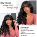 Body Wave Wig with Bangs 2x4 Lace Front | 22 Inch 100% Brazilian Human Hair | 180% Density Glueless Closure Wigs for Black Women - Buy Online on GoSupps.com