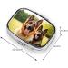 Happy German Shepherd Pill Case - 2 Compartment Travel Pill Organizer | Cute Pocket & Purse Gifts - Buy Online on GoSupps.com