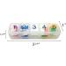 e-Pill 5x a Day Weekly Pill Organizer | 7-Day Vitamin & Medicine Box with Discreet Case & Reminder for International Shipping - Buy Online on GoSupps.com