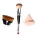 UNIMEIX Double Ended Makeup Foundation Brushes 2-in-1 Make Up Brushes Eye Shadow Brush for Blending Liquid Foundation