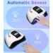 Zawaer LED UV Nail Lamp - 280W Professional Gel Nail Dryer 66 Lamp Pearls Fast Drying with 4 Timers & LCD Display Ideal for Home & Salon Manicures - Buy Online on GoSupps.com