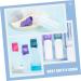 iplusmile Lot de 6 Flacons Applicateurs Peigne 100 Ml Plastique Vert Fonc et Violet Fonc pour Coloration et Huile Capillaire Usage Professionnel et Particulier pour Teinture - Buy Online on GoSupps.com