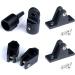 MX Bimini Top Fitting Hardware Set - 7/8 Boat Jaw Slide, Cap, Eye End, Deck Hinge (6pcs) - Buy Online on GoSupps.com