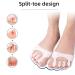 Jhtsole Toe Separator & Spacers - Cushioned Toe Slippers for Bale & Hammer Toes - 2 Pairs (White + Beige) | Comfort & Forefoot Support - Buy Online on GoSupps.com