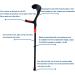 Forearm Crutches Adjustable Adjustable Forearm Crutches of - Lightweight Cuff Crutch - Adjustable Standard and high Adult Anti-Slip Shock Absorber Orange Lightweight Arm Crutch Journey - Buy Online on GoSupps.com