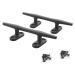 Thorn Boat Black Cleat Dock Marine 316 Stainless Steel Open Base Cleats W/Fasteners 5 Inch 2pcs