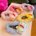 xbiez Cartoon Rubber Clownfish Hair Clip Cute Cloud Shape Snap Hairpin Furry Plush Barrettes Winter Headdress Hair Accessories Pink - Buy Online on GoSupps.com