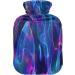 Multi-Colored 1L Hot Water Bottle with Plush Cover | Winter Hand & Feet Warmer for Kids Men & Women - International Shipping - Buy Online on GoSupps.com