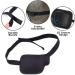 2 Pieces Single Eye Mask Eye Patch Strabismus Adjustable Eye Patches 3D Lazy Eye Mask Black Eye Right Eye - Buy Online on GoSupps.com