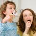 Kids Electric Toothbrush U-Shaped with 2 Brush Heads | 6 Cleaning Modes, IPX7 Waterproof | Toddler Children Age 8-15 | Yellow - Buy Online on GoSupps.com