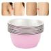 Portable Hair Removal Wax Bowl | 10-Compartment Tool Container with Golden Aluminum Foil | Ideal for Wax Beans Melting - Buy Online on GoSupps.com