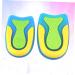 Healvian Silicone Heel Cup Cushion Inserts - Orthotic Insoles for Men and Women, Gel Half Insole Pads for Arch Support - 2 Pairs, Assorted Colors - 11.3X7.5 CM - Buy Online on GoSupps.com