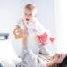 Wood Rattles for Babies | Sensory Teething Toys | Moxeupon Owl Baby Bite Ring for Teething Relief & Improved Vision - Buy Online on GoSupps.com