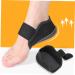 FRCOLOR Reusable Heel Protector Pads - Gel Cups for Dry Heels Non-Slip Black Heel Covers - Key Chain & Roller Bottles Included - Buy Online on GoSupps.com