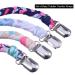 Pacifier Clips for Boys and Girls - Hand-Made Braided Soothie Leash - 4 Pack in Gray, Yellow, White, Blue - Buy Online on GoSupps.com