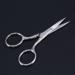 Heallily 2pcs Eyebrow Scissors Stainless Steel Facial Hair Trimmer Scissors with Sharp Edge Blades for Men Women Eyelashes Moustache Nose Hair Beard Silver  - Buy Online on GoSupps.com