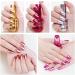 Wishwin Mirror Effect Nail Polish 8 Color UV LED Metallic Shiny Metal Nail Art Gels Nail Art Tool 18ml - Buy Online on GoSupps.com