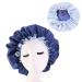 LERTREE 3PCS Elastic Women Satin Night Sleep Cap Hair Bonnet Hat Shower Caps - Buy Online on GoSupps.com