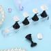 PROUSKY 2 Set Nail Display Stand Fingernail DIY Nail Art Display Nail Tip Practice Holder Magnetic for False Nail Tip Manicure Tool Home and Art Salon Use Magnetic Nail Practice Base (Black) - Buy Online on GoSupps.com
