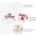Angoily Bridal Hair Comb Tiara Bride Insert Comb Hair Accessories for Women Wedding Hair Combs for Women Pearl Rhinestone Hair Comb Rhinestones Decorate Women's Modeling Red - Buy Online on GoSupps.com