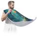 Underwater Beard Bib Apron Beard Hair Catcher for Men Shaving Fathers Day Anniversary Christmas Gifts for Dad Husband Beard Bib with 2 Suction Cups