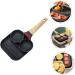 OUNONA Multi Egg Fried Egg Burger Maker Mini Wok Egg Skillet Kitchen Accessory Induction Pans Ceramic Griddle Sandwich Maker Nonstick Copper Skillet Cooking Pot Aluminum Squeezer Square - Buy Online on GoSupps.com