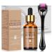 Beayosses Dermaroller Set 0.5mm Microneedling skin roller with hair growth serum anti-hair failure 30ml hair loss and hair treatment