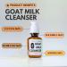 Goat Milk Cleanser with Aloe Vera & Coconut Oil | Gentle Non-Foaming Cleanser for All Skin Types - International Shipping Available - Buy Online on GoSupps.com