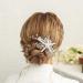 Starfish Bride Wedding Hair Comb - Silver Crystal & Pearl Beach Bridal Hair Piece for Women and Girls - Buy Online on GoSupps.com