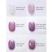 Changar Aurora Glass Paper Nail Sticker Set - 3 Colors Gradient Broken Glass Designs for DIY Nail Art Decoration - Buy Online on GoSupps.com