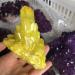 Natural Crystal Rough Gift Natural Clear Crystal Titanium Yellow Quartz Stone Halo Crystal Cluster Decoration (Size : 1000g) - Buy Online on GoSupps.com