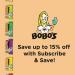Bobo's Gluten Free Oat Bars - Almond Butter, 12 Pack, Vegan Snack, Made in USA - Buy Online on GoSupps.com
