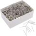 3500pcs Stainless Steel Head Pins Fine Satin Pin Dressmaker Pins for Jewelry Making  Sewing and Craft  Nickel Plated  26 mm